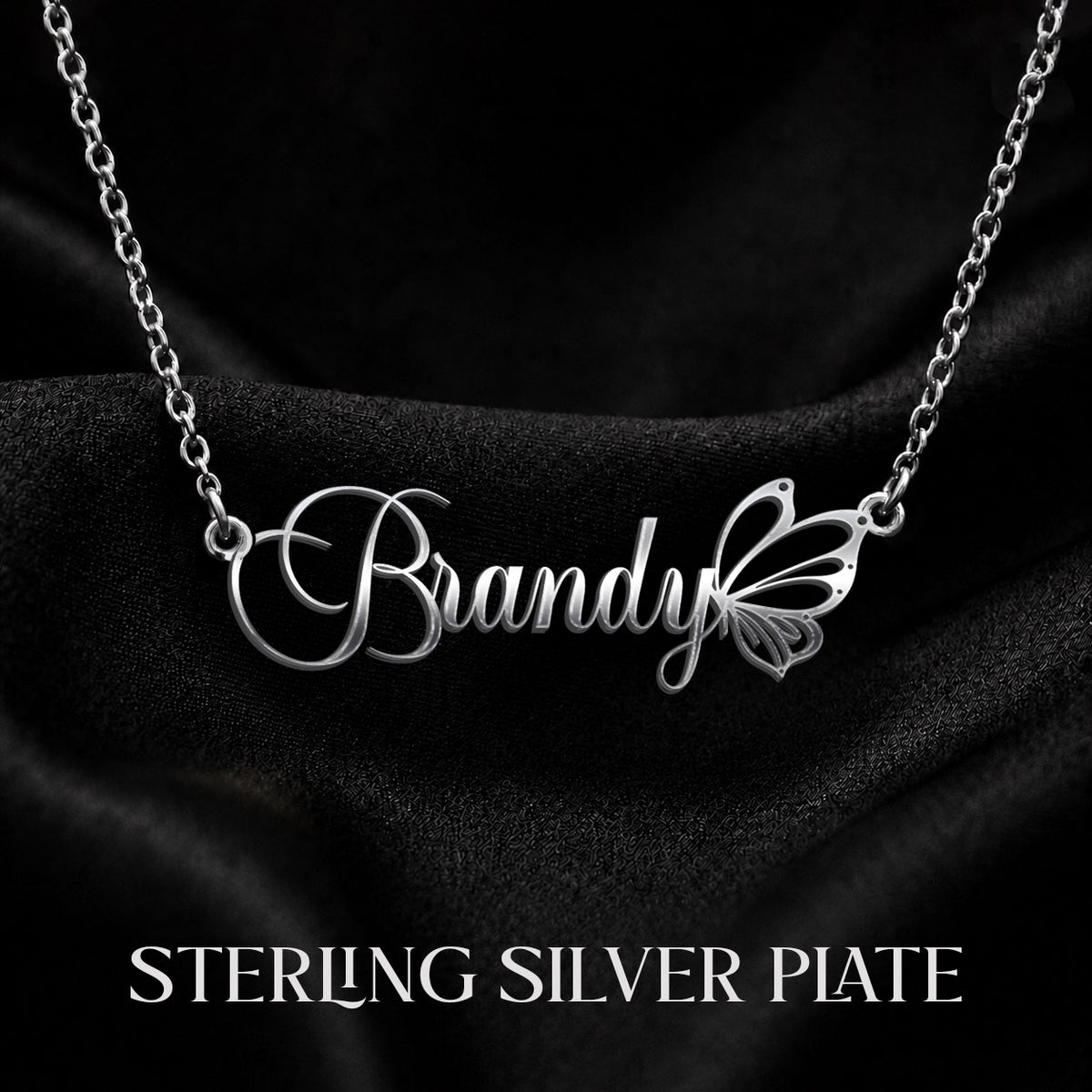 BRANDY T02 Custom Name Necklace, Personalized Name Necklace, Birthday Gift, Christmas Gift for Her