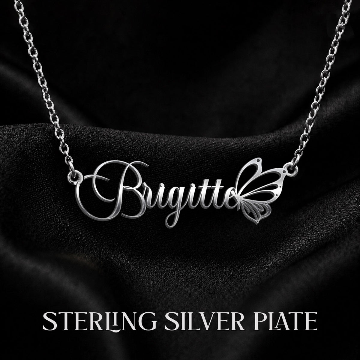 BRIGITTE T02 Custom Name Necklace, Personalized Name Necklace, Birthday Gift, Christmas Gift for Her