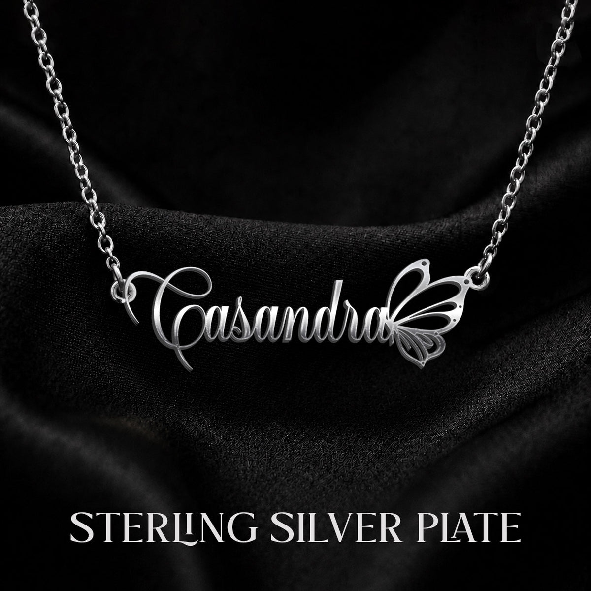CASANDRA T02 Custom Name Necklace, Personalized Name Necklace, Birthday Gift, Christmas Gift for Her