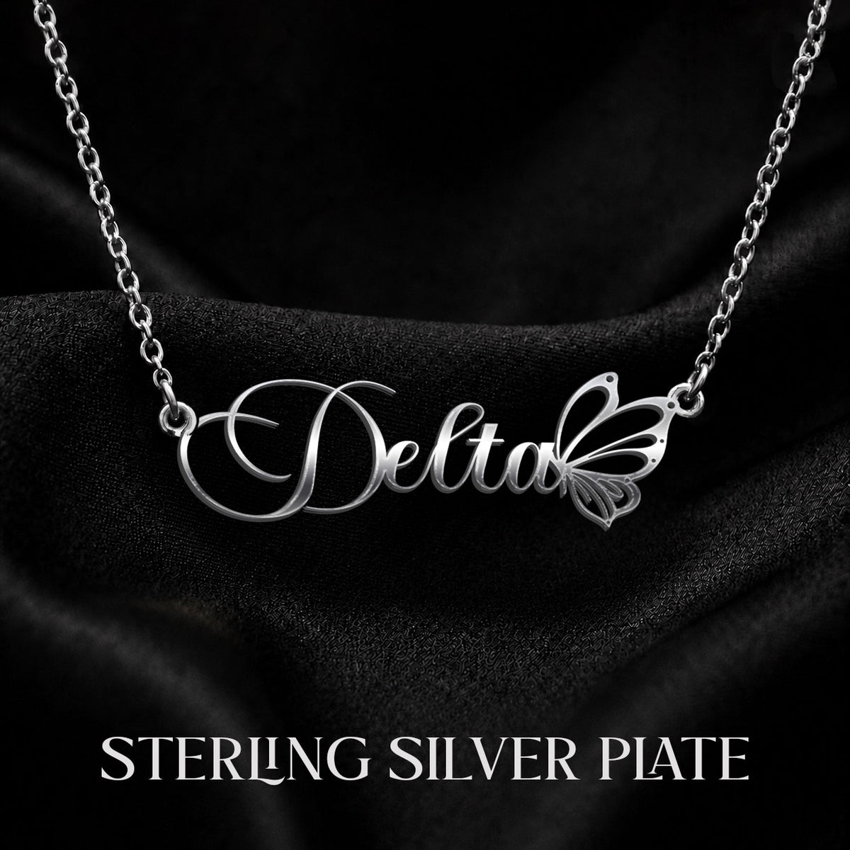DELTA T02 Custom Name Necklace, Personalized Name Necklace, Birthday Gift, Christmas Gift for Her