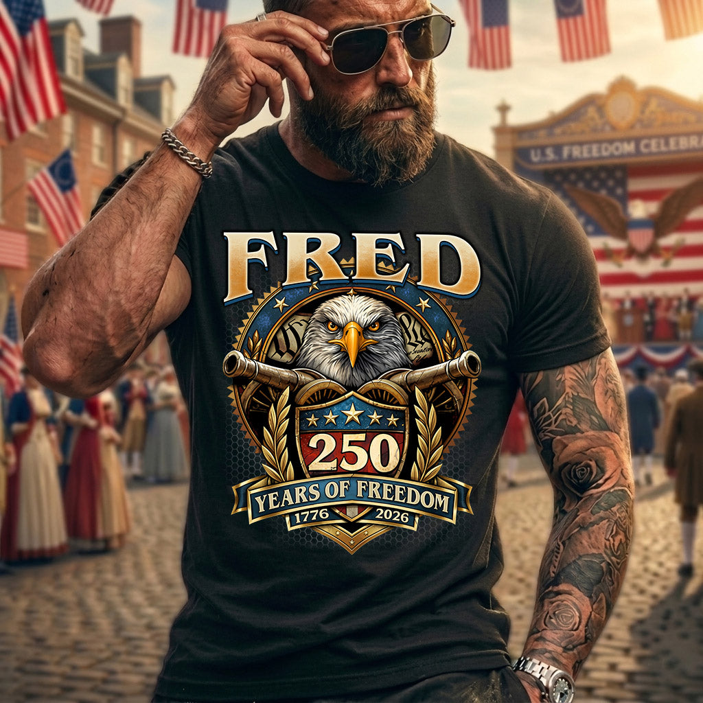 FRED REVOLUTION-250USA-KTT...250 Years Of Freedom 1776-2026