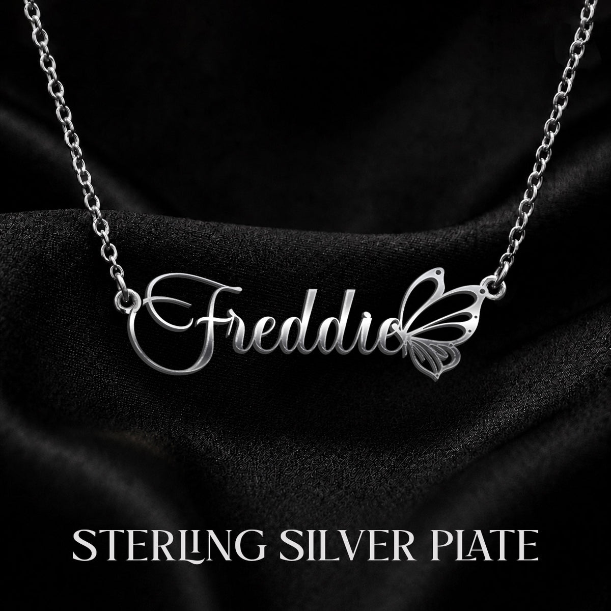 FREDDIE T02 Custom Name Necklace, Personalized Name Necklace, Birthday Gift, Christmas Gift for Her