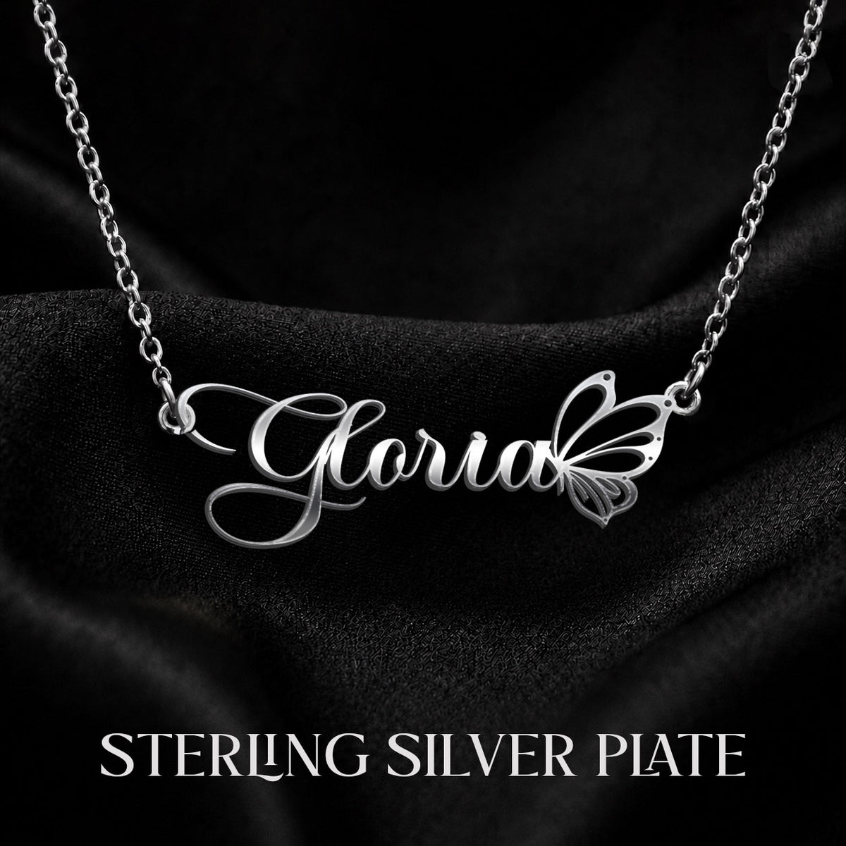 GLORIA T02 Custom Name Necklace, Personalized Name Necklace, Birthday Gift, Christmas Gift for Her