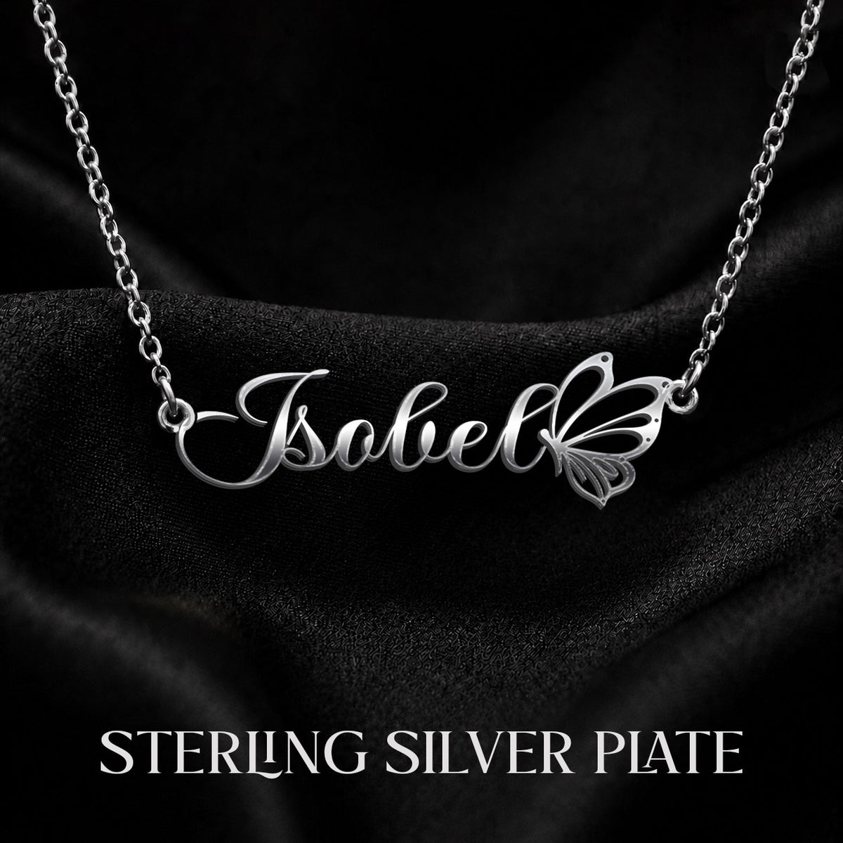 ISOBEL T02 Custom Name Necklace, Personalized Name Necklace, Birthday Gift, Christmas Gift for Her