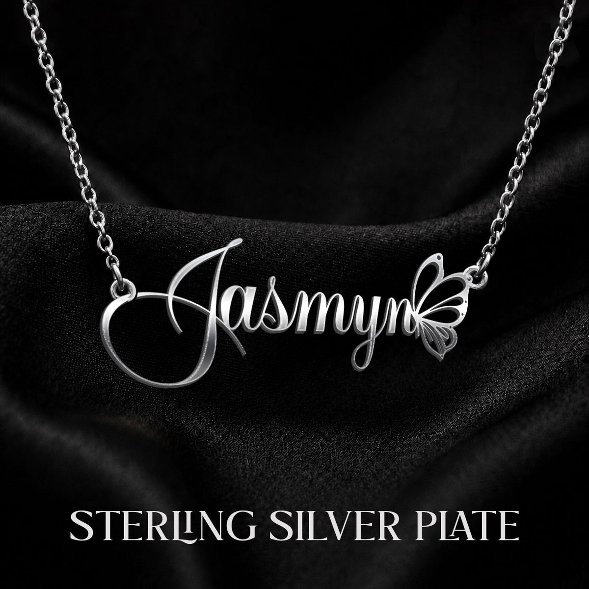 JASMYN T02 Custom Name Necklace, Personalized Name Necklace, Birthday Gift, Christmas Gift for Her