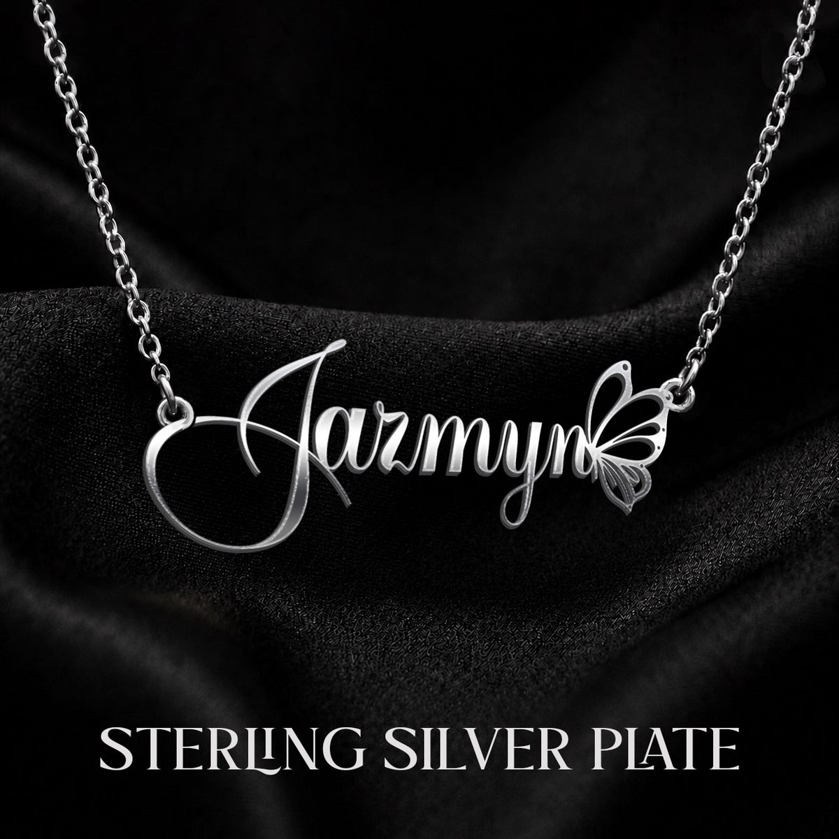 JAZMYN T02 Custom Name Necklace, Personalized Name Necklace, Birthday Gift, Christmas Gift for Her