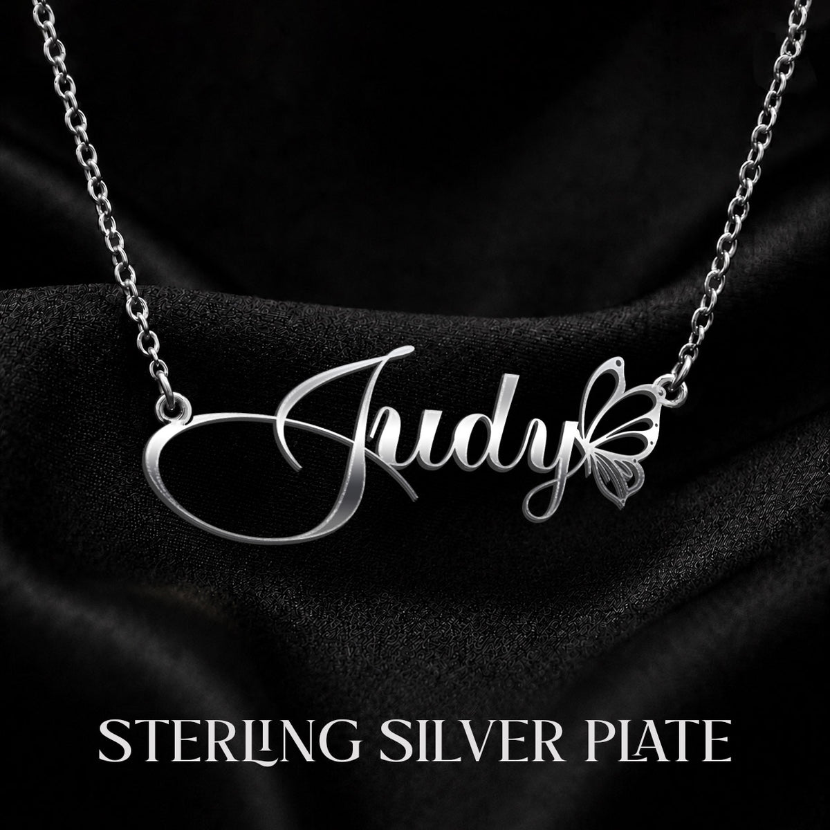 JUDY T02 Custom Name Necklace, Personalized Name Necklace, Birthday Gift, Christmas Gift for Her