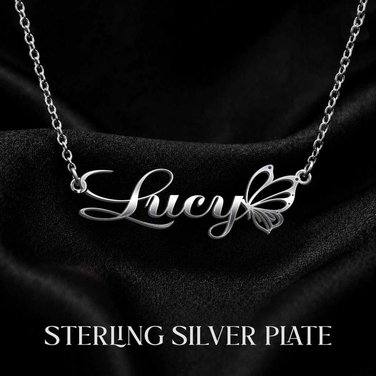 LUCY T02 Custom Name Necklace, Personalized Name Necklace, Birthday Gift, Christmas Gift for Her