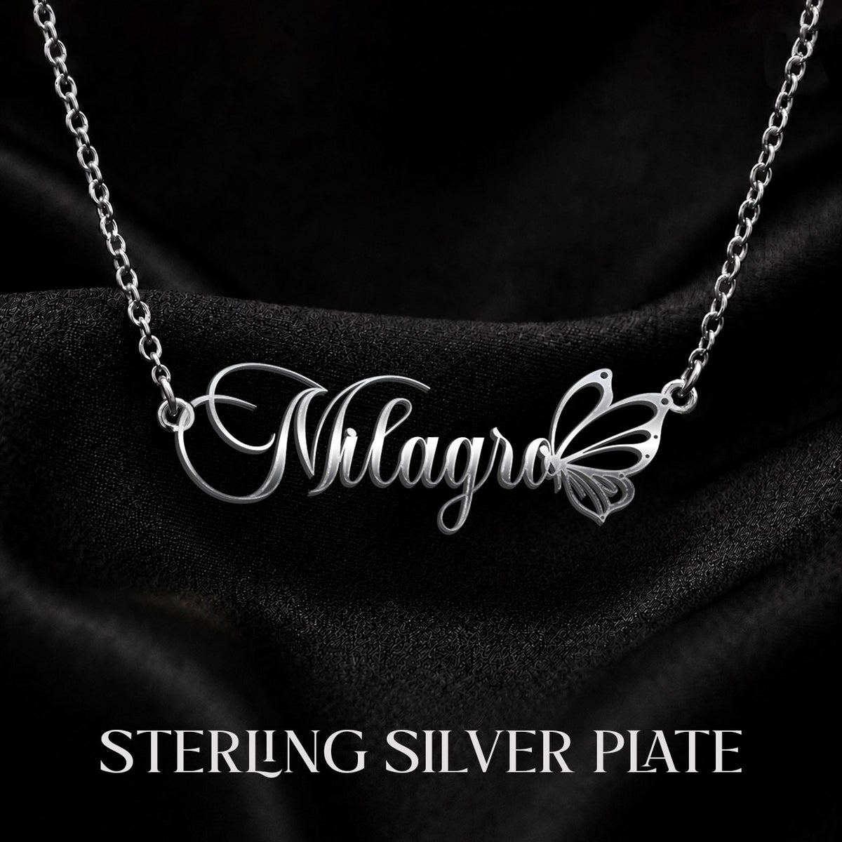 MILAGRO T02 Custom Name Necklace, Personalized Name Necklace, Birthday Gift, Christmas Gift for Her