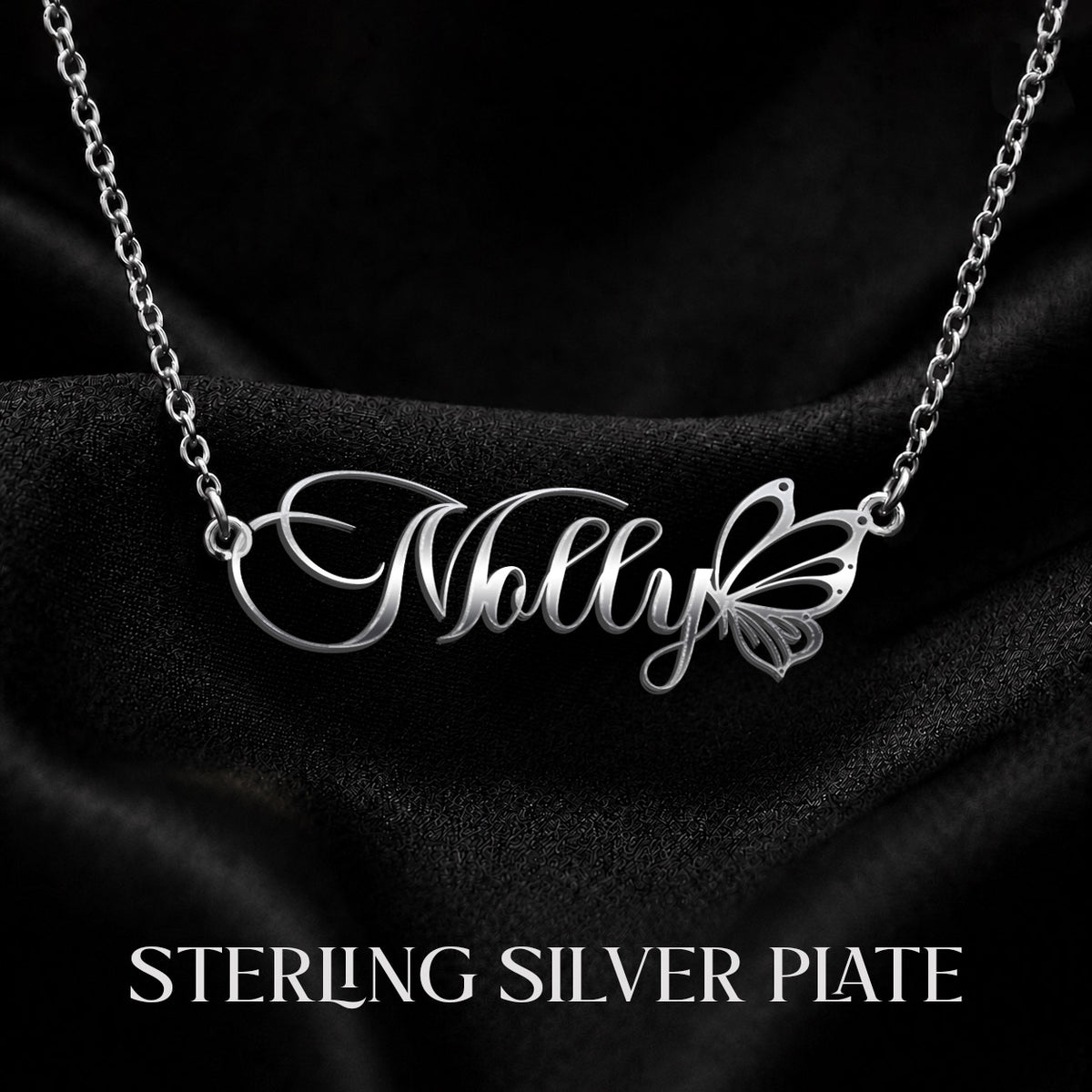 MOLLY T02 Custom Name Necklace, Personalized Name Necklace, Birthday Gift, Christmas Gift for Her