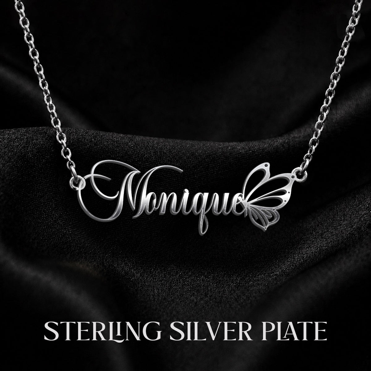 MONIQUE T02 Custom Name Necklace, Personalized Name Necklace, Birthday Gift, Christmas Gift for Her