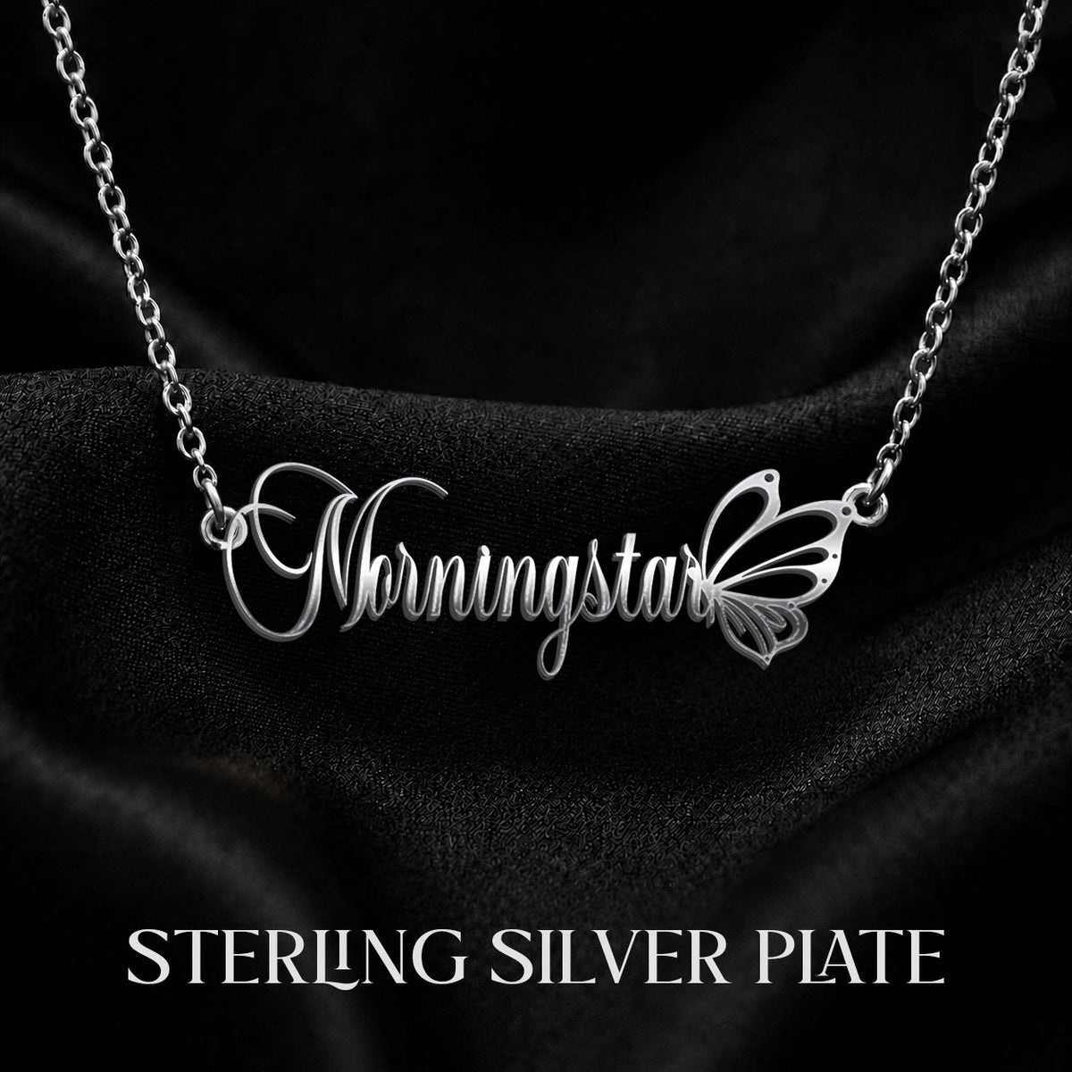 MORNINGSTAR T02 Custom Name Necklace, Personalized Name Necklace, Birthday Gift, Christmas Gift for Her