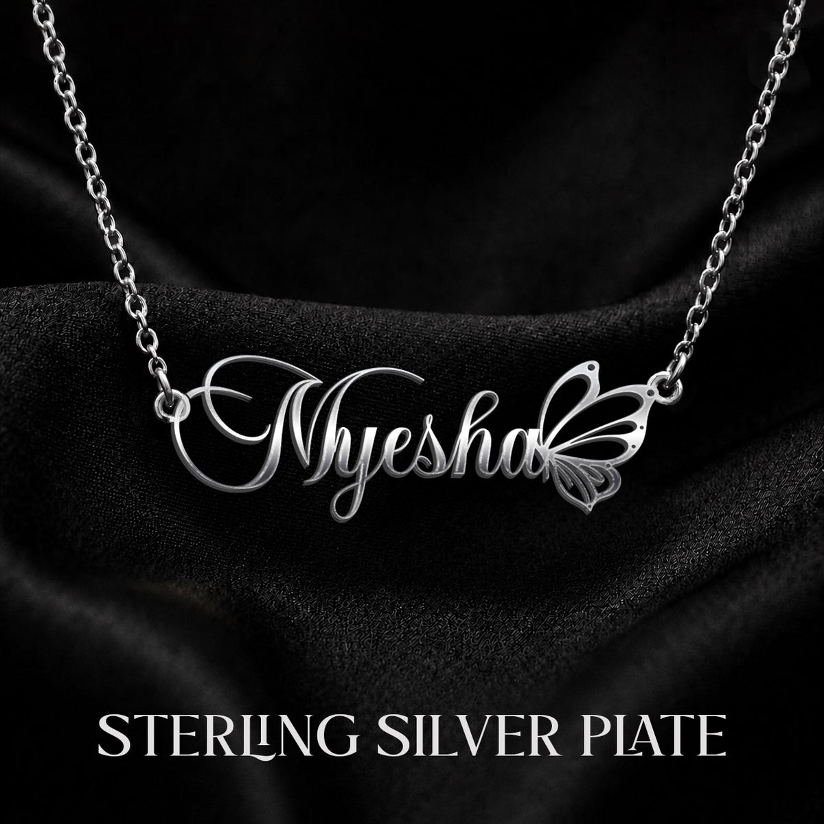 MYESHA T02 Custom Name Necklace, Personalized Name Necklace, Birthday Gift, Christmas Gift for Her