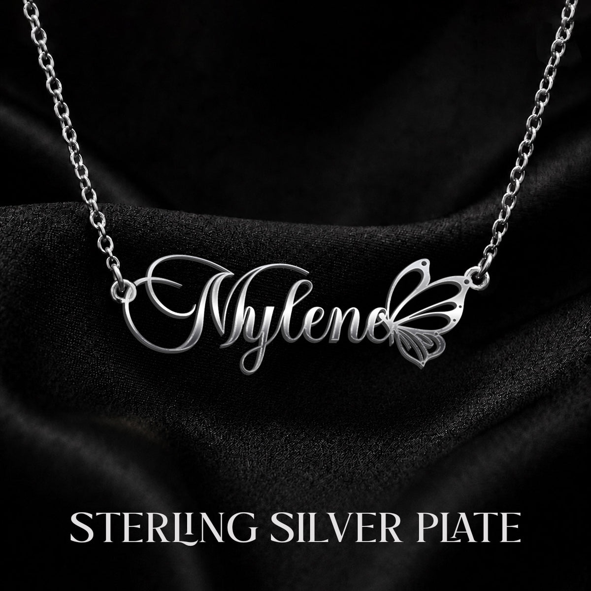 MYLENE T02 Custom Name Necklace, Personalized Name Necklace, Birthday Gift, Christmas Gift for Her