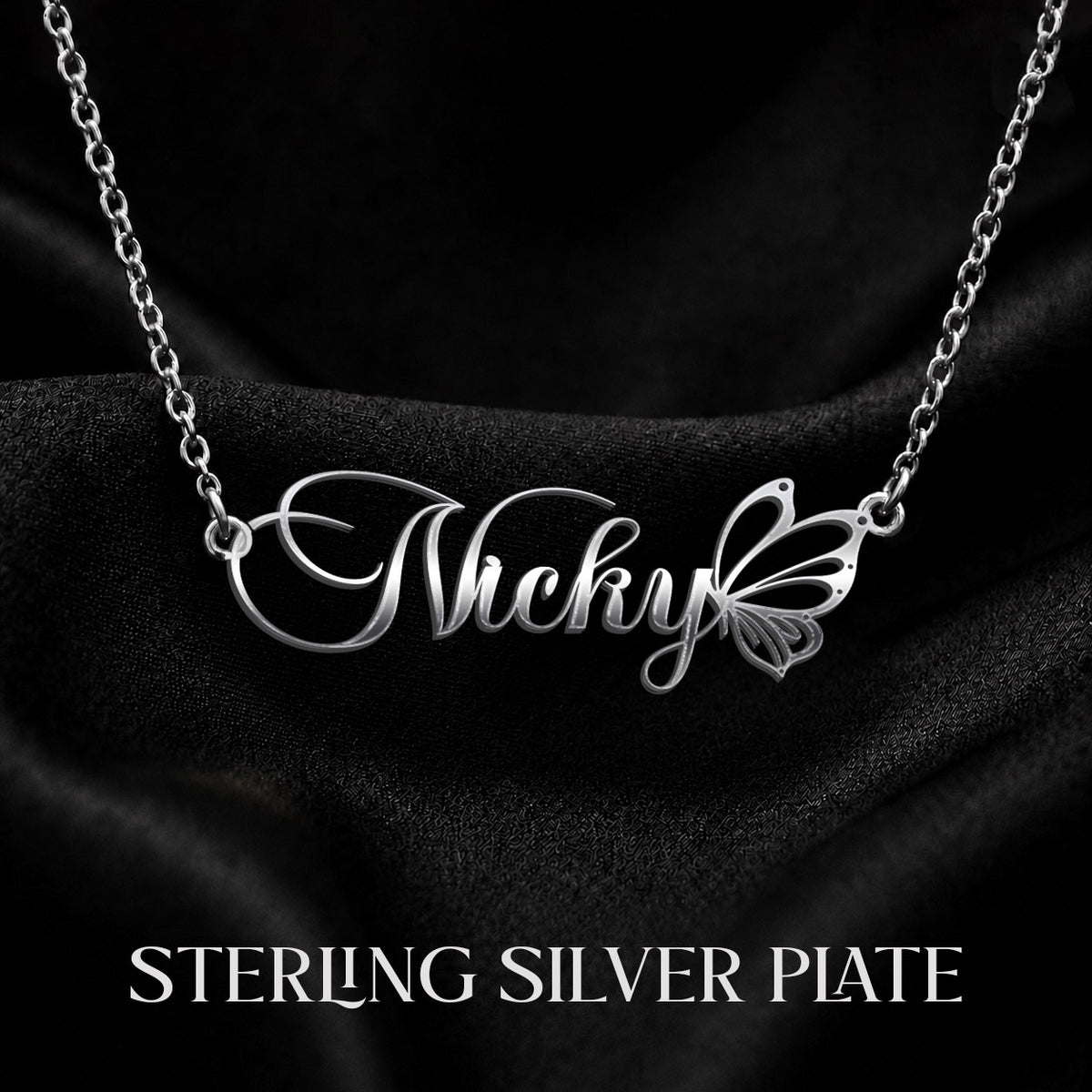 NICKY T02 Custom Name Necklace, Personalized Name Necklace, Birthday Gift, Christmas Gift for Her