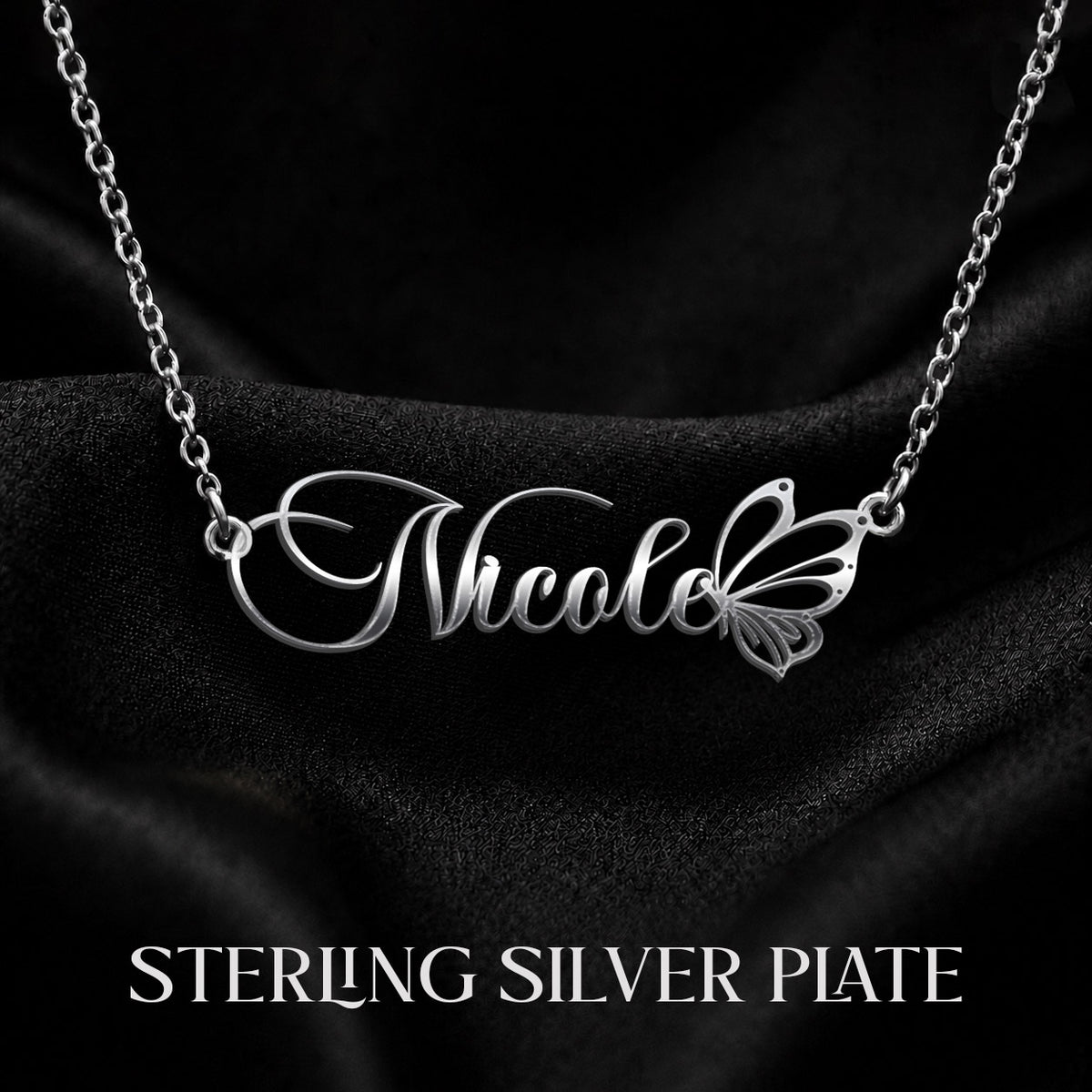 NICOLE T02 Custom Name Necklace, Personalized Name Necklace, Birthday Gift, Christmas Gift for Her
