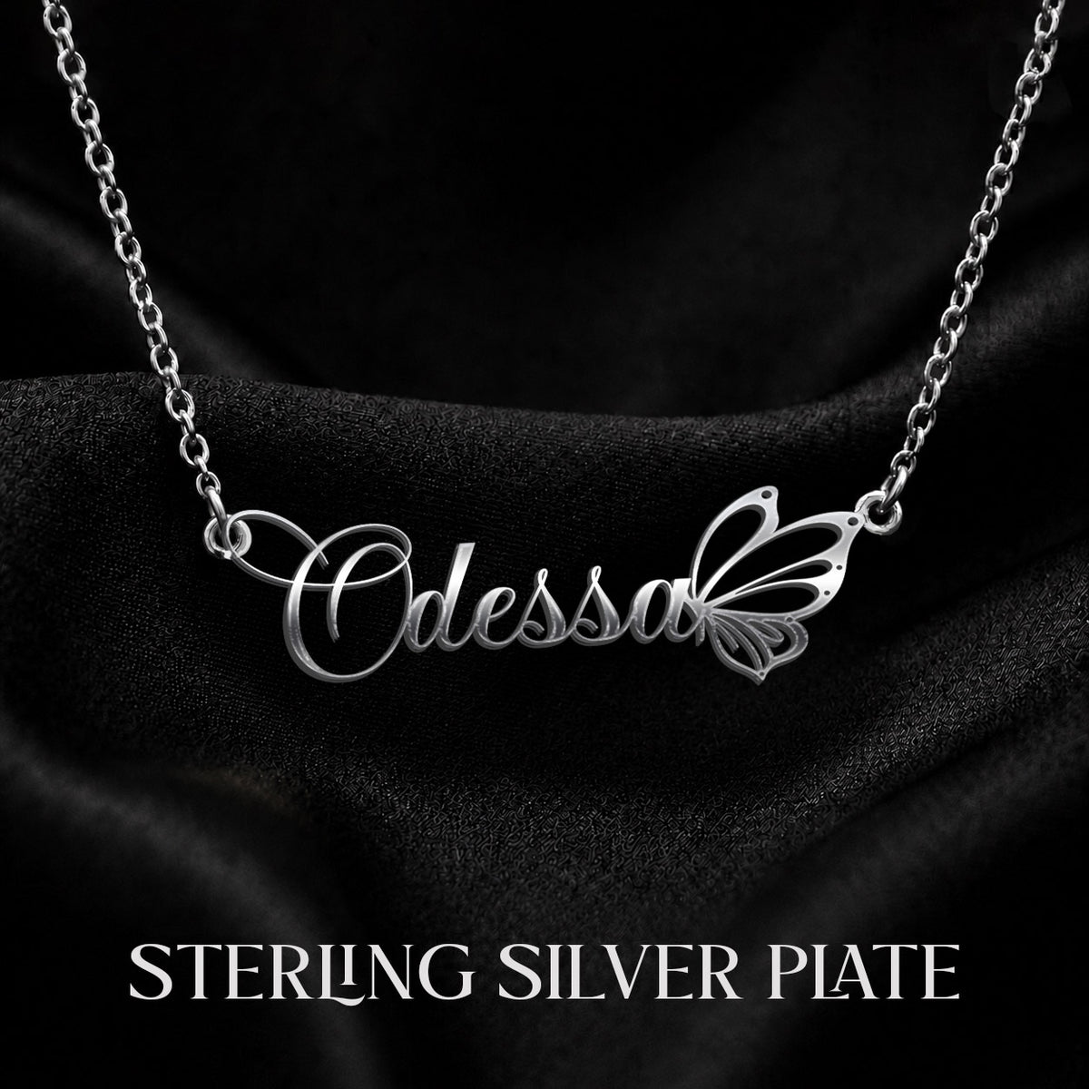 ODESSA T02 Custom Name Necklace, Personalized Name Necklace, Birthday Gift, Christmas Gift for Her