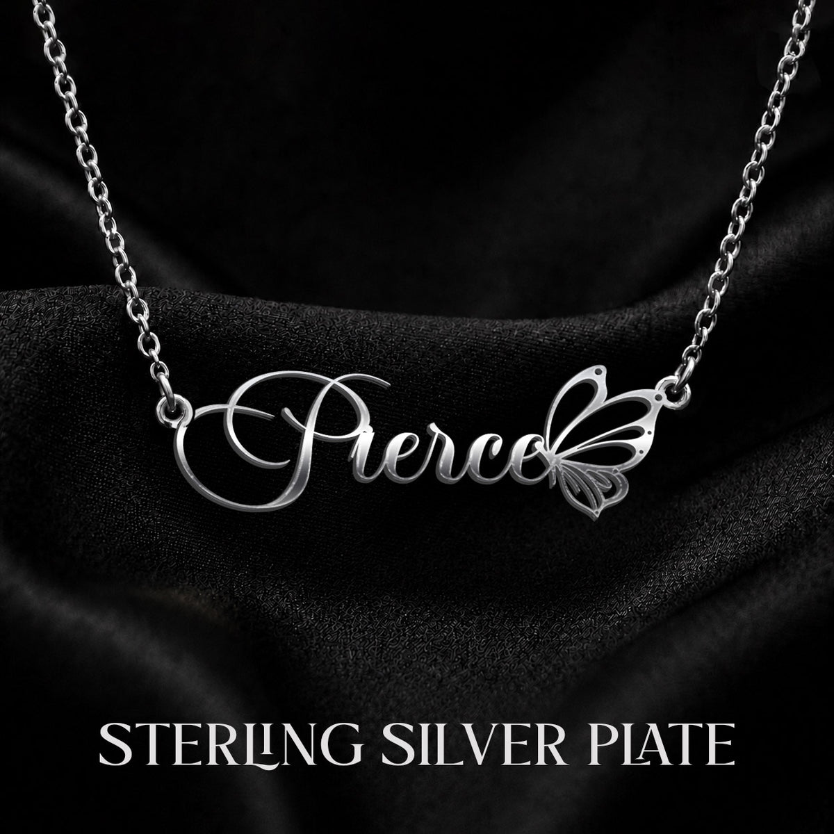 PIERCE T02 Custom Name Necklace, Personalized Name Necklace, Birthday Gift, Christmas Gift for Her
