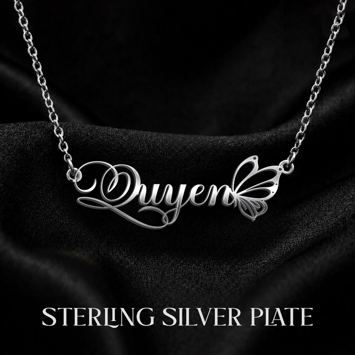 QUYEN T02 Custom Name Necklace, Personalized Name Necklace, Birthday Gift, Christmas Gift for Her