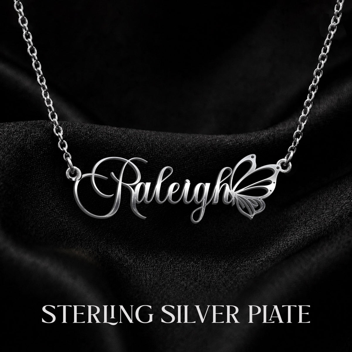 RALEIGH T02 Custom Name Necklace, Personalized Name Necklace, Birthday Gift, Christmas Gift for Her