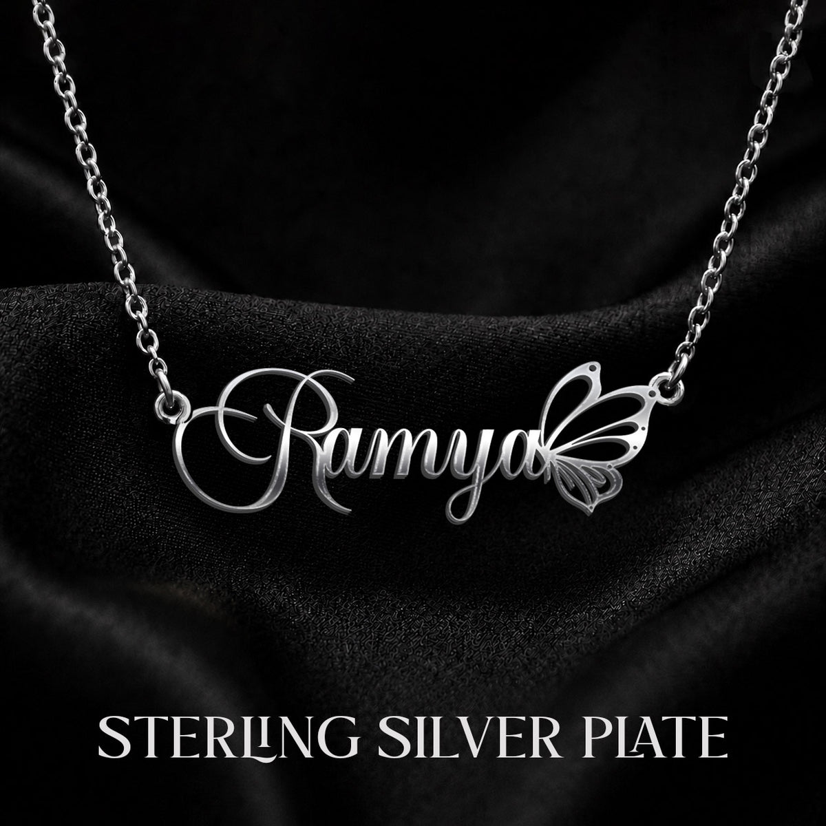 RAMYA T02 Custom Name Necklace, Personalized Name Necklace, Birthday Gift, Christmas Gift for Her