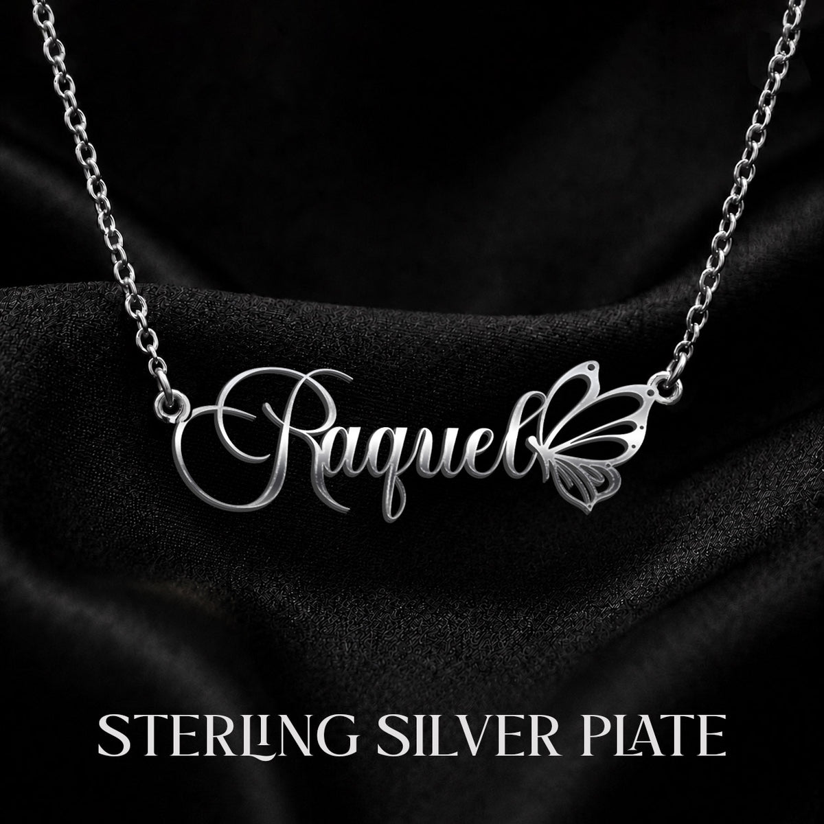 RAQUEL T02 Custom Name Necklace, Personalized Name Necklace, Birthday Gift, Christmas Gift for Her