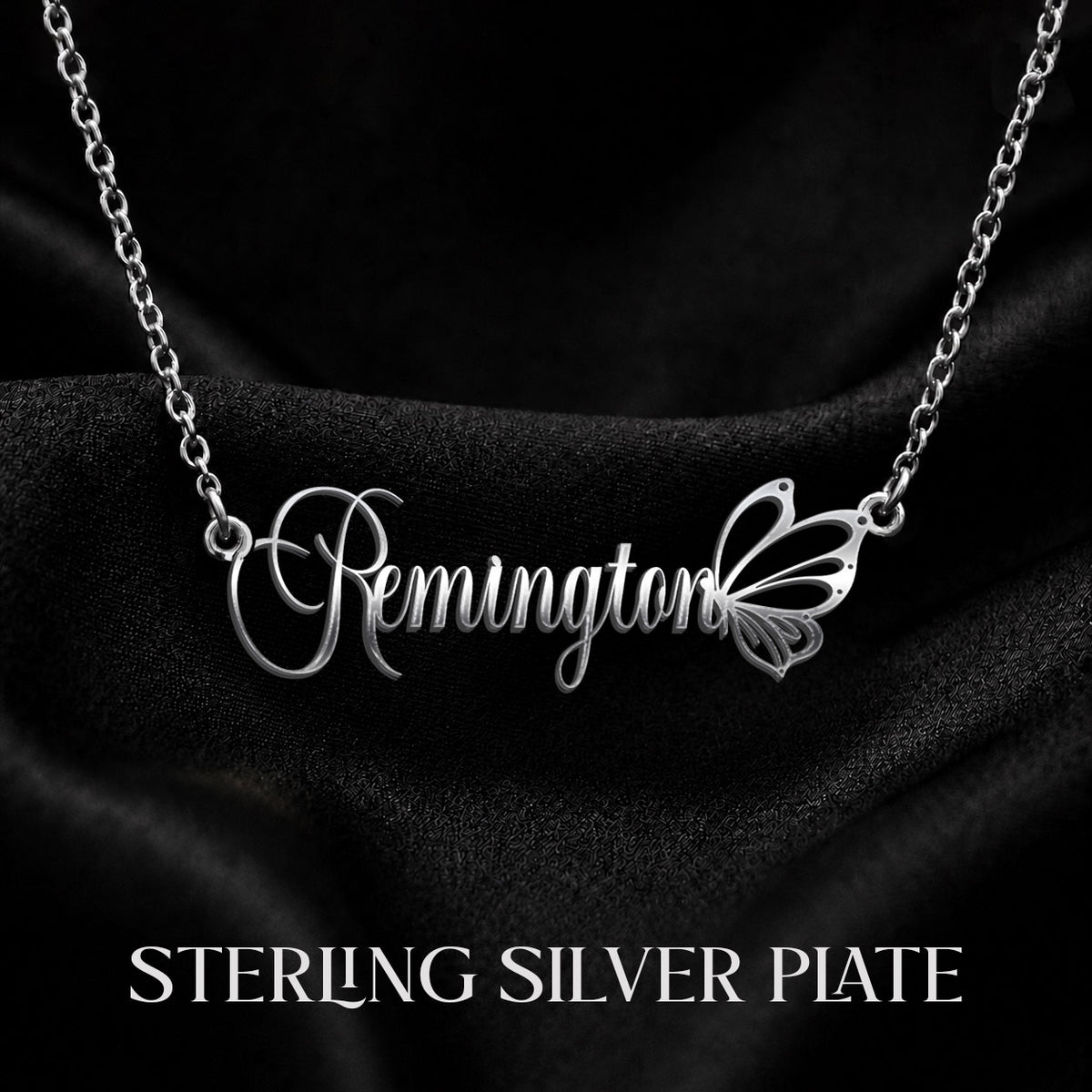 REMINGTON T02 Custom Name Necklace, Personalized Name Necklace, Birthday Gift, Christmas Gift for Her