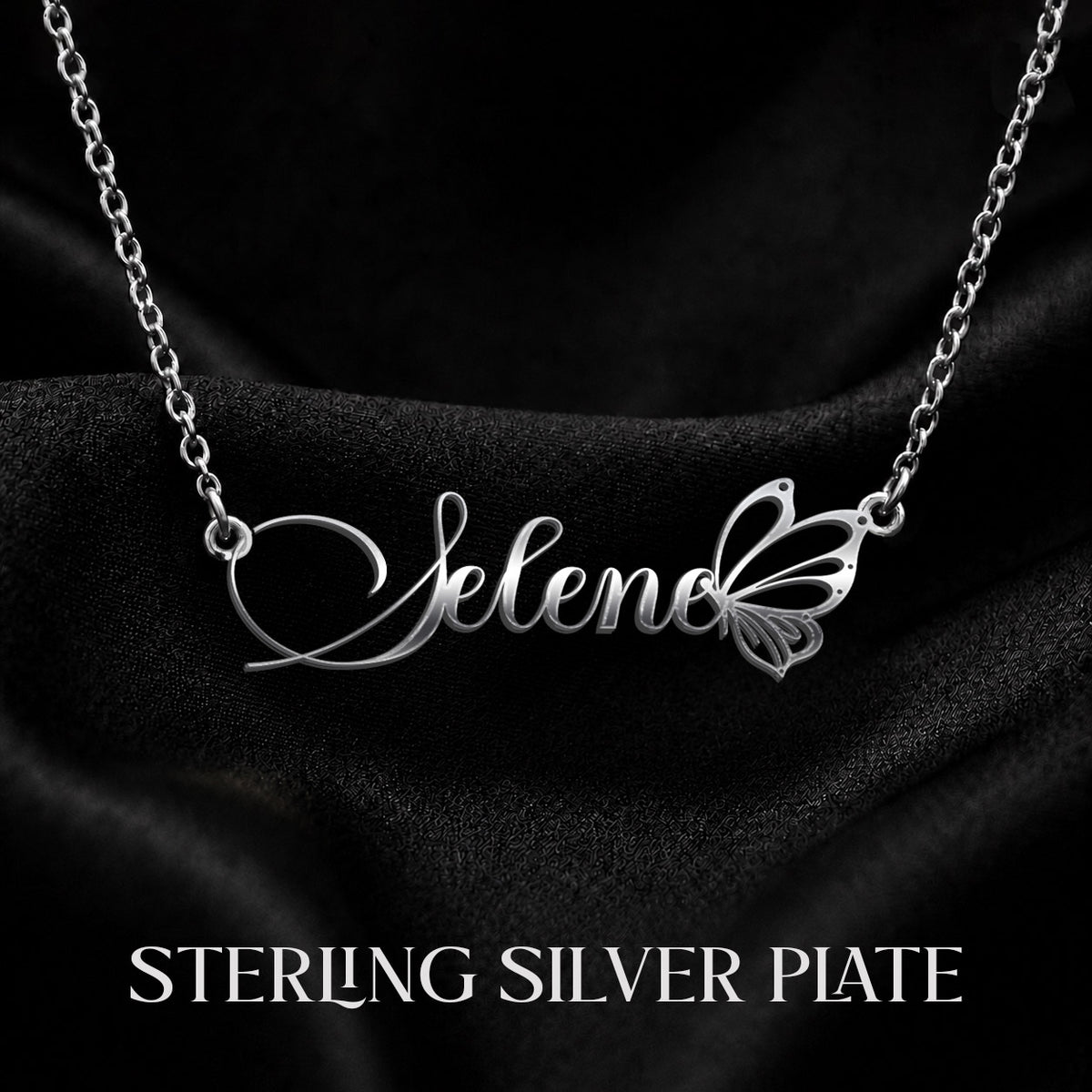 SELENE T02 Custom Name Necklace, Personalized Name Necklace, Birthday Gift, Christmas Gift for Her