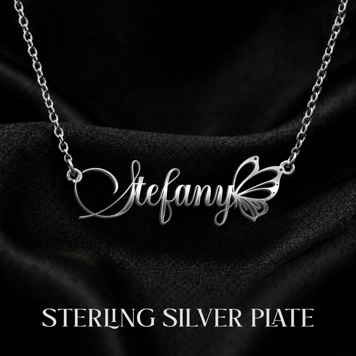 STEFANY T02 Custom Name Necklace, Personalized Name Necklace, Birthday Gift, Christmas Gift for Her