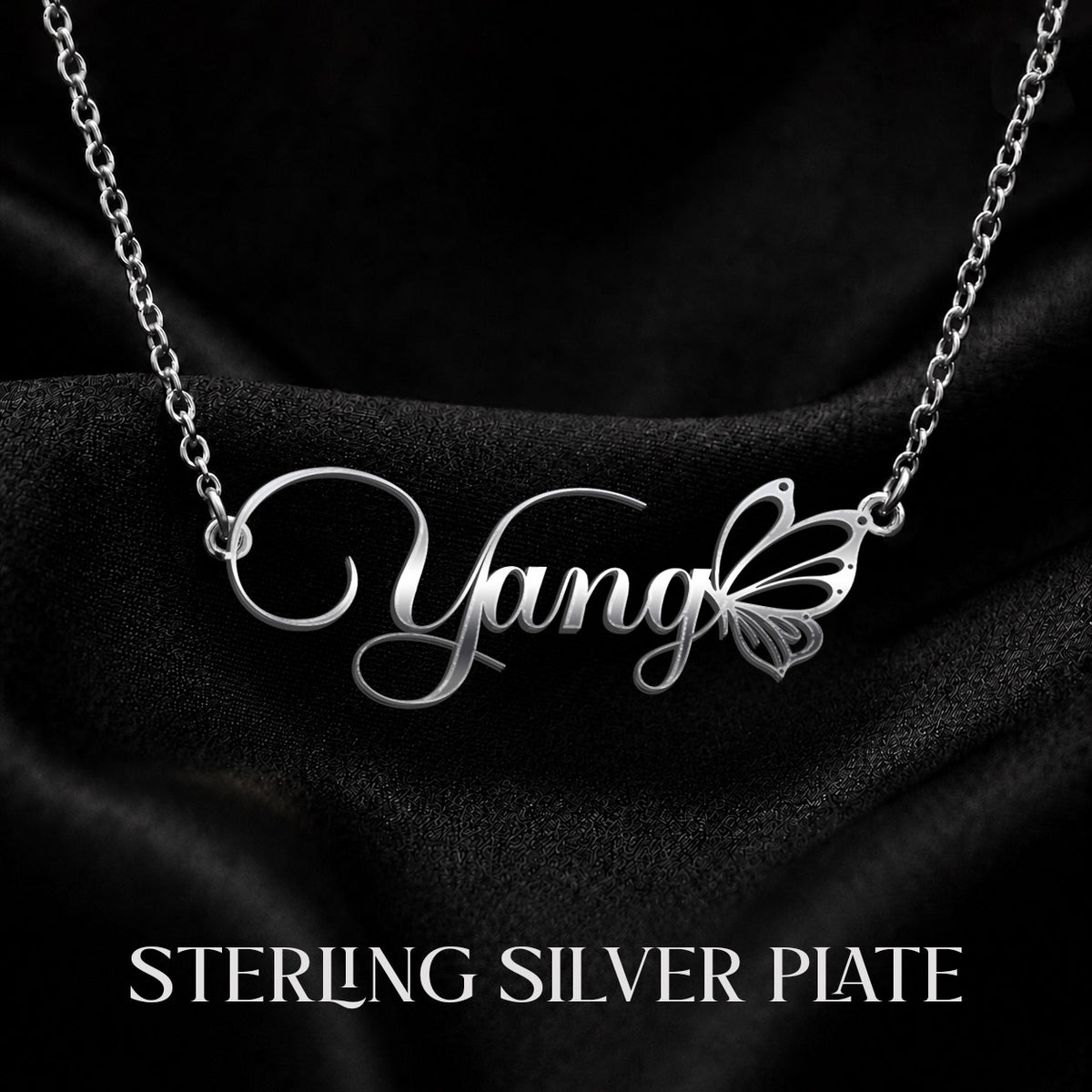 YANG T02 Custom Name Necklace, Personalized Name Necklace, Birthday Gift, Christmas Gift for Her