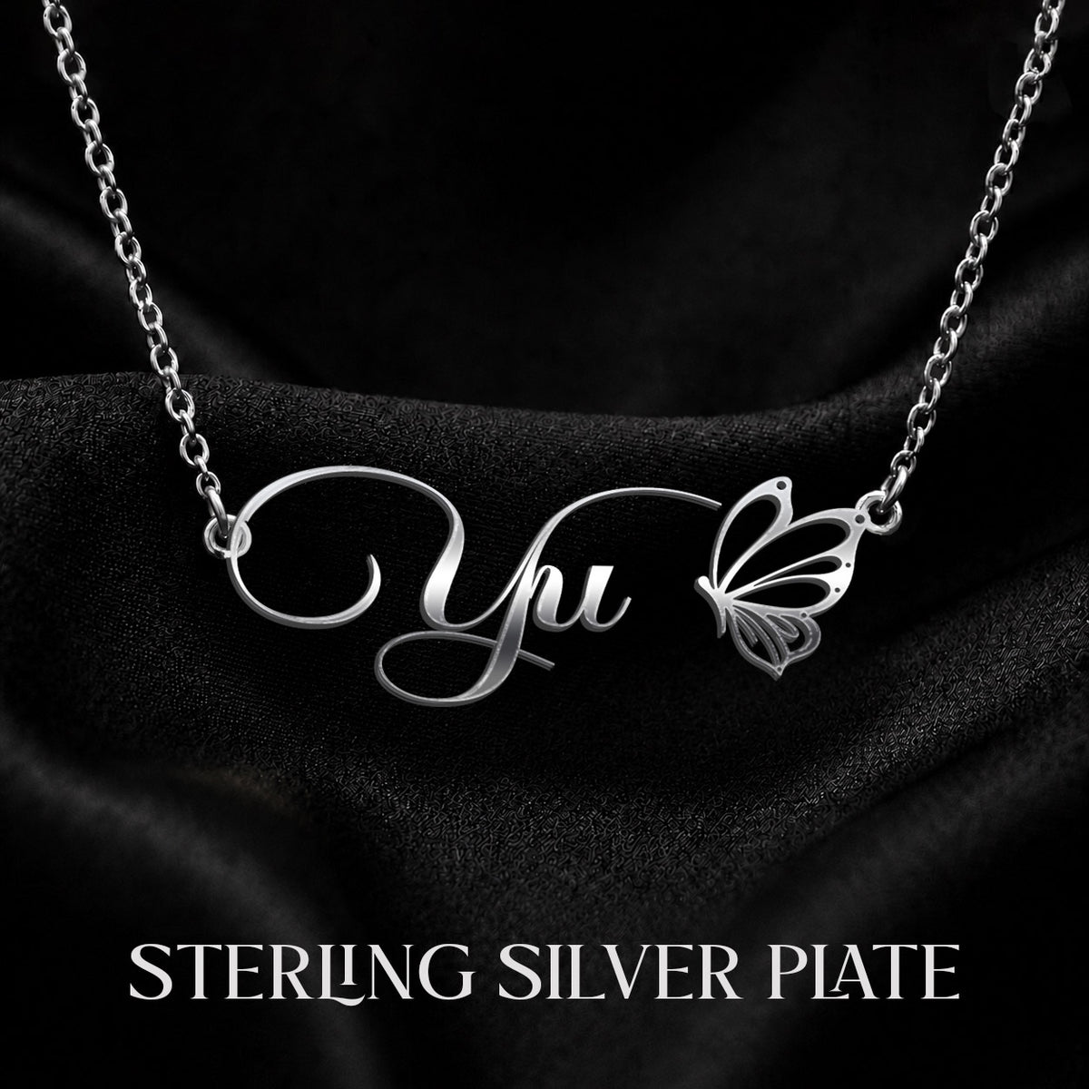 YU T02 Custom Name Necklace, Personalized Name Necklace, Birthday Gift, Christmas Gift for Her