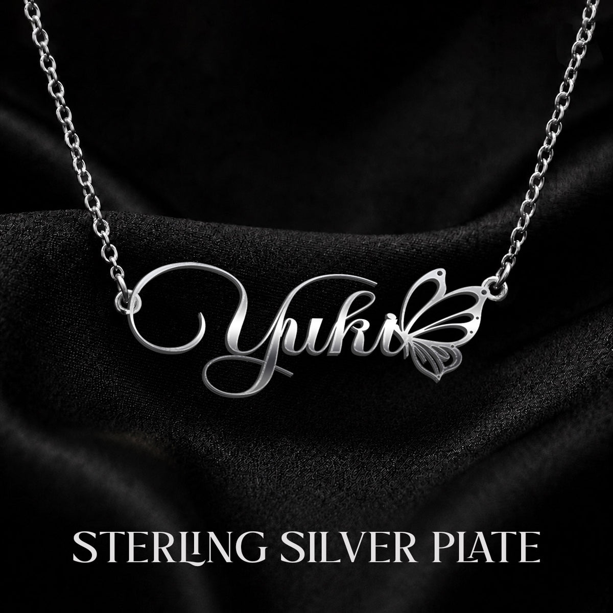 YUKI T02 Custom Name Necklace, Personalized Name Necklace, Birthday Gift, Christmas Gift for Her