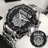 AARON K3579-06 Alloy-Quatz-Men Watch, Personalized Premium Gift for Anniversary