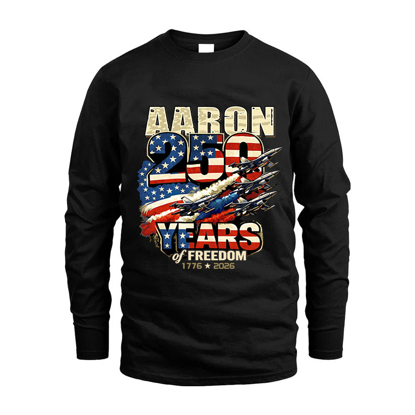 AARON 250YEARS-PROUD-250USA...250 Years Of Freedom 1776-2026