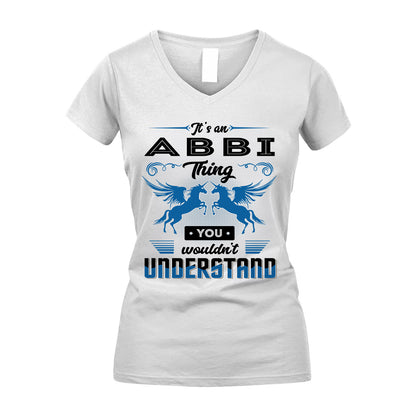 ABBI KTT-TT38 It’s a/an NAME Thing, You Wouldn’t Understand – Personalized Name T-Shirt