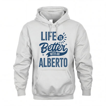 ALBERTO HH88-K2–Personalized Name Quote T-Shirt Life Is Better With Unisex Gift