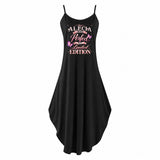 Suspender Maxi Dress