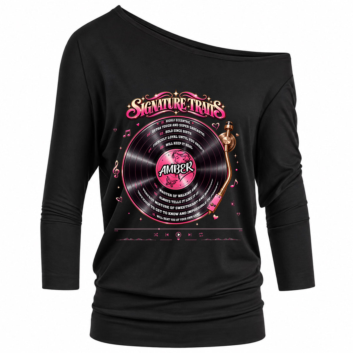 AMBER KTT-TT46 Personalized Funny Quote Apparel