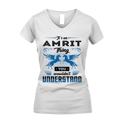 AMRIT KTT-TT38 It’s a/an NAME Thing, You Wouldn’t Understand – Personalized Name T-Shirt