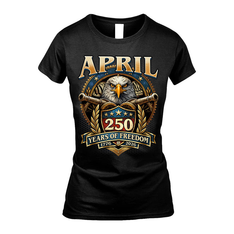APRIL REVOLUTION-250USA-KTT...250 Years Of Freedom 1776-2026