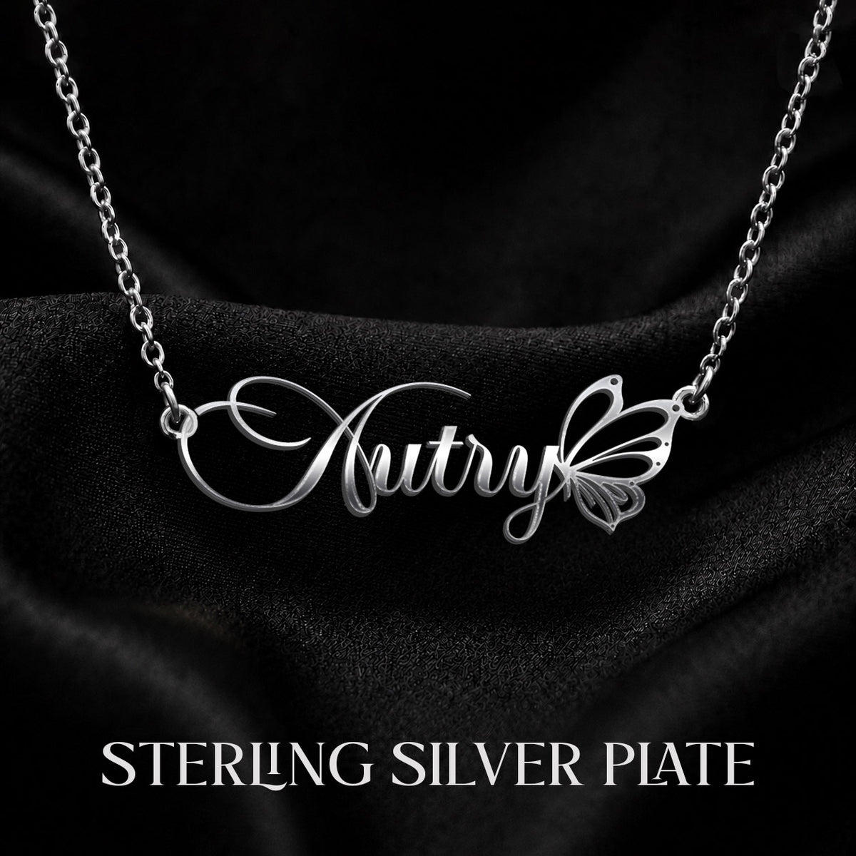 AUTRY T02 Custom Name Necklace, Personalized Name Necklace, Birthday Gift, Christmas Gift for Her