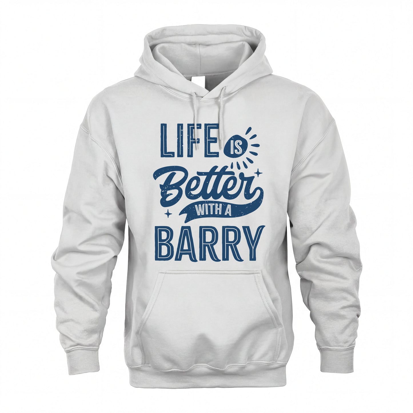 BARRY HH88-K2–Personalized Name Quote T-Shirt Life Is Better With Unisex Gift