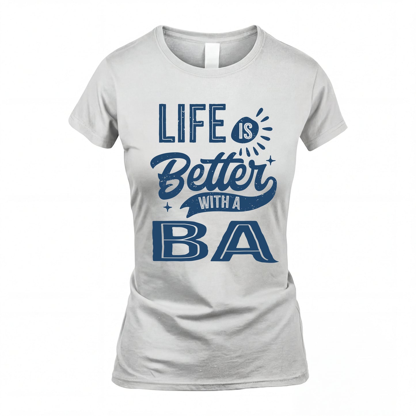 BA HH88-K2–Personalized Name Quote T-Shirt Life Is Better With Unisex Gift