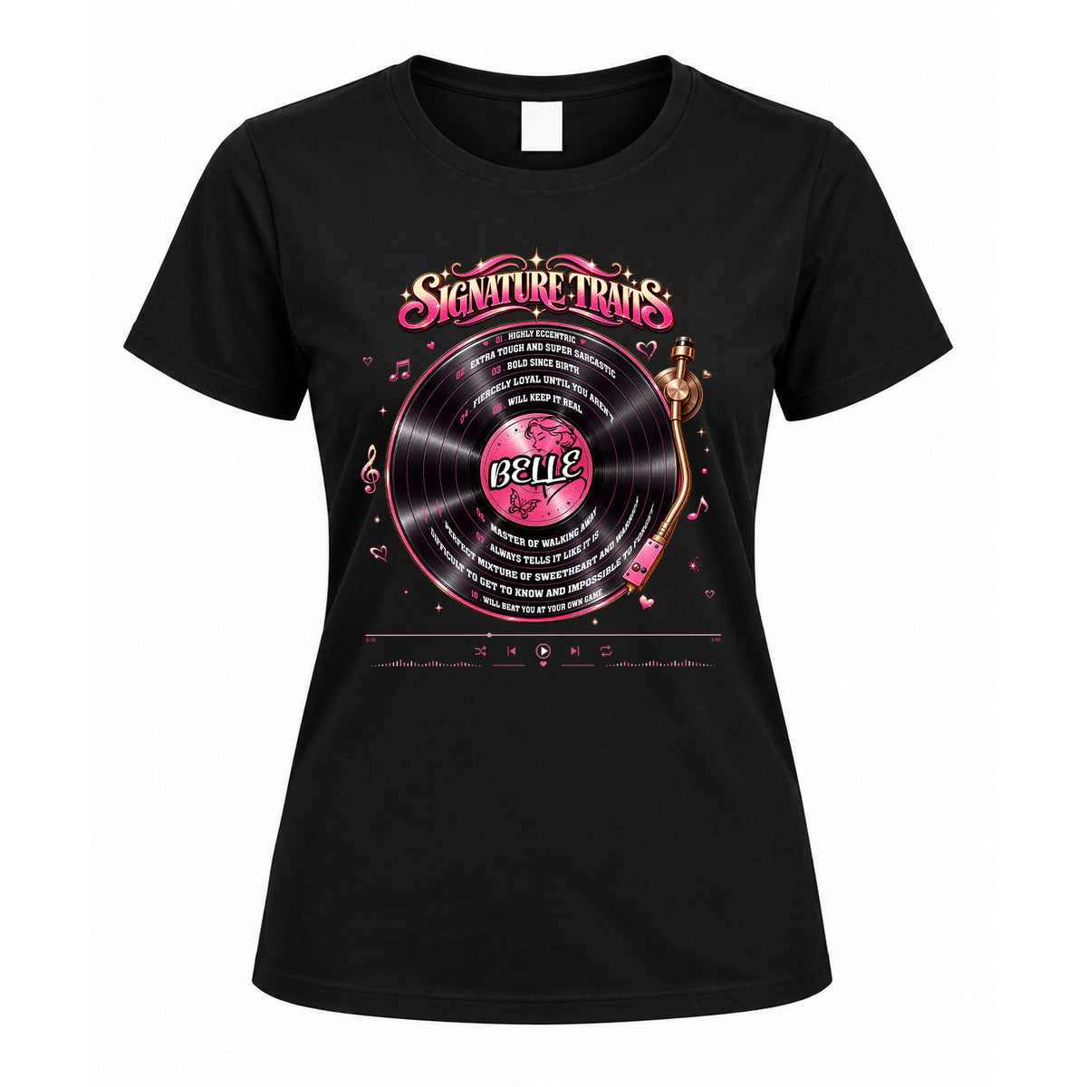 BELLE KTT-TT46 Personalized Funny Quote Apparel