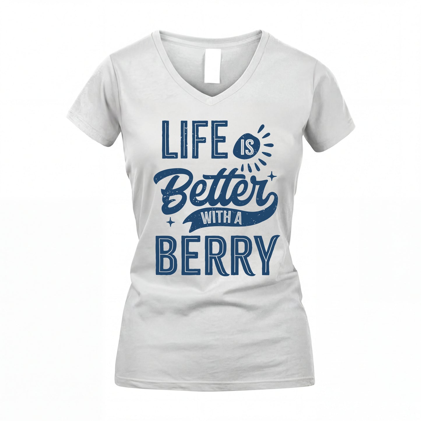 BERRY HH88-K2–Personalized Name Quote T-Shirt Life Is Better With Unisex Gift