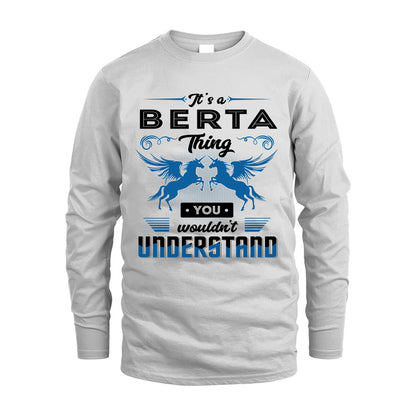 BERTA KTT-TT38 It’s a/an NAME Thing, You Wouldn’t Understand – Personalized Name T-Shirt