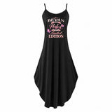 Suspender Maxi Dress