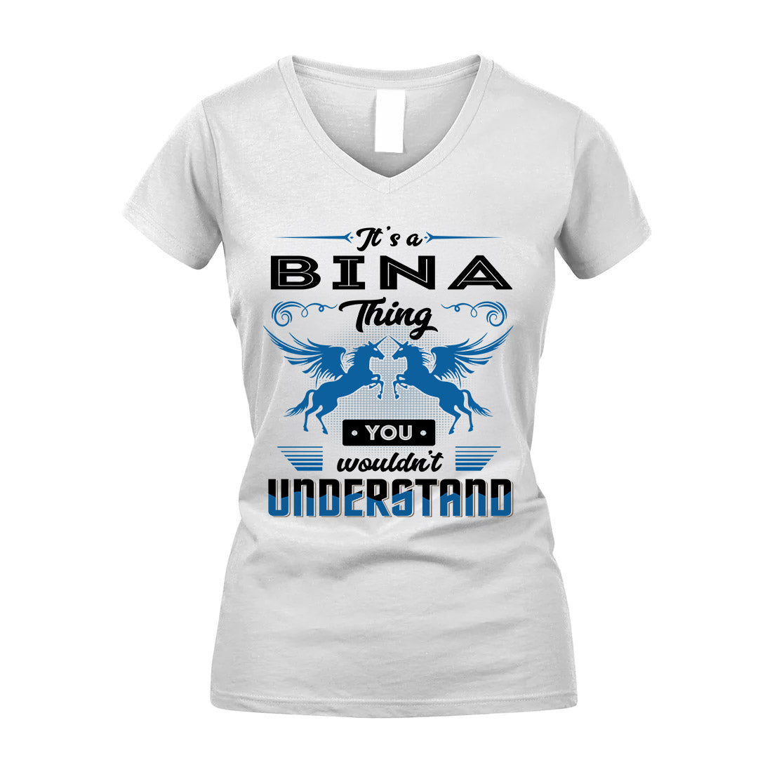 BINA KTT-TT38 It’s a/an NAME Thing, You Wouldn’t Understand – Personalized Name T-Shirt