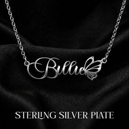 BILLIE T02 Custom Name Necklace, Personalized Name Necklace, Birthday Gift, Christmas Gift for Her