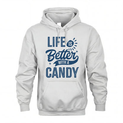 CANDY HH88-K2–Personalized Name Quote T-Shirt Life Is Better With Unisex Gift
